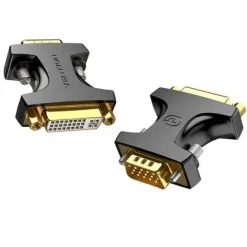 VENTION ADAPTADOR VGA MACHO A DVI HEMBRA - COLOR NEGRO