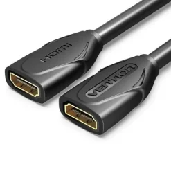 VENTION CABLE ALARGADOR HDMI HEMBRA A HDMI HEMBRA 4K 2.0 - 0.50M - COLOR NEGRO
