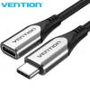 VENTION CABLE ALARGADOR USB-C 3.1 MACHO A USB-C HEMBRA - 1M - COLOR GRIS