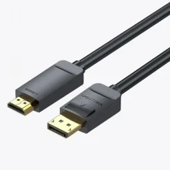 VENTION CABLE CONVERSOR DISPLAYPORT MACHO A HDMI MACHO 4K - 1M - COLOR NEGRO