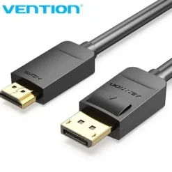 VENTION CABLE CONVERSOR DISPLAYPORT MACHO A HDMI MACHO - 2M - COLOR NEGRO