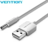VENTION CABLE CONVERSOR USB MACHO A DC 3.5MM MACHO - 1.5M - COLOR BLANCO