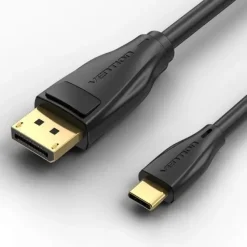 VENTION CABLE CONVERSOR USB-C MACHO A DISPLAYPORT MACHO - 1.5M - COLOR NEGRO