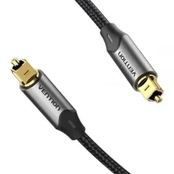 VENTION CABLE DE AUDIO DE FIBRA OPTICA - 2M - GRIS METALIZADO