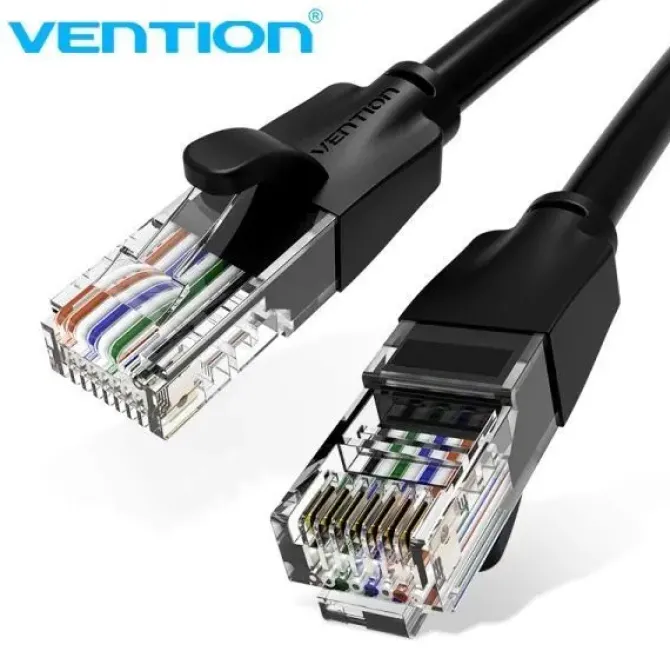 VENTION CABLE DE RED UTP RJ45 CAT6 - 20M - COLOR NEGRO