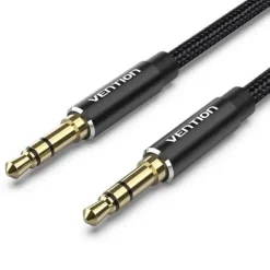 VENTION CABLE ESTEREO JACK 3.5 MACHO A JACK 3.5 MACHO - 3M - COLOR NEGRO