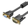 VENTION CABLE EXTENSION VGA MACHO A HEMBRA - 2M - COLOR NEGRO