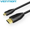 VENTION CABLE HDMI 1.4 MACHO A MICRO HDMI MACHO - 2M - COLOR NEGRO
