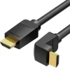 VENTION CABLE HDMI MACHO A HDMI MACHO 90º ACODADO 4K 2.0 - 3M - COLOR NEGRO