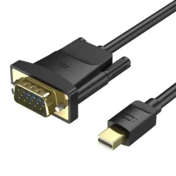 VENTION CABLE MINI DP MACHO A VGA MACHO - 1.5M - COLOR NEGRO