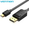 VENTION CABLE MINI DP MACHO A DP MACHO 1.2 4K - 3M - COLOR NEGRO