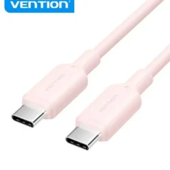 VENTION CABLE USB - CONECTOR NIQUELADO - POTENCIA 60W - CORRIENTE MAX. 3A - COLOR ROSA