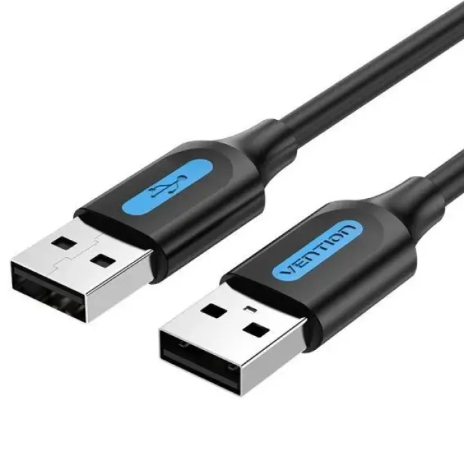VENTION CABLE USB 2.0 MACHO A USB MACHO - 0.5M - COLOR NEGRO