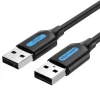 VENTION CABLE USB 2.0 MACHO A USB MACHO - 1.5M - COLOR NEGRO