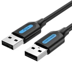 VENTION CABLE USB 2.0 MACHO A USB MACHO - 1.5M - COLOR NEGRO