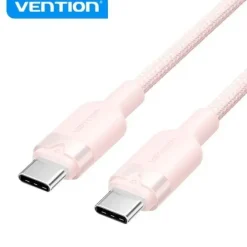 VENTION CABLE USB 2.0 NIQUELADO - POTENCIA 60W - CORRIENTE MAX. 3A - COLOR ROSA