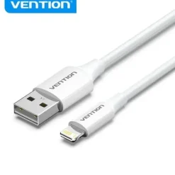 VENTION CABLE USB MACHO A LIGHTNING MACHO 3A - 1M - COLOR BLANCO