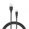 VENTION CABLE USB-A MACHO A USB-C MACHO - 3M - 3A - 60W - 480MBPS - COLOR NEGRO