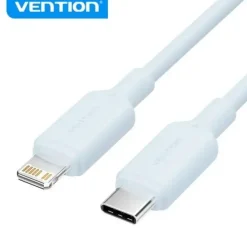VENTION CABLE USB-C A LIGHTNING - CONECTOR NIQUELADO - POTENCIA 27W - CORRIENTE 3A - COLOR AZUL