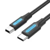 VENTION CABLE USB-C MACHO A MINIUSB MACHO - 2M - COLOR NEGRO