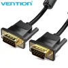 VENTION CABLE VGA (3+9) - ALTA DEFINICION 1080P - BLINDAJE EMI - CONECTORES CHAPADOS EN ORO - 10M - COLOR NEGRO