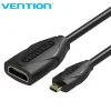 VENTION CABLETECH MICRO HDMI CABLE DE ALTA CALIDAD - COBRE LIBRE DE OXIGENO - 34AWG - COLOR NEGRO