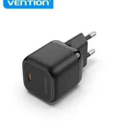 VENTION CARGADOR DE PARED GAN USB-C 30W 3A CARGA RAPIDA - COLOR AMARILLO