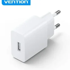 VENTION CARGADOR DE PARED USB-A 5W 1A PSD15-5W - COLOR BLANCO - EU