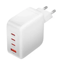 VENTION CARGADOR GAN DE PARED 4 PUERTOS PD 140W (140W/140W/30W/30W) CON KIT CABLE BLANCO EU -