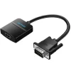 VENTION CONVERSOR VGA MACHO A HDMI HEMBRA - 0.15M - COLOR NEGRO