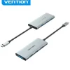VENTION DOCKING STATION 6 EN 1 USB-C A HDMI 4K/3XUSB3.0/LECTOR SD/MICROSD - 0.15M - COLOR GRIS