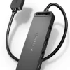 VENTION HUB 4 EN 1 USB 2.0 A 4XUSB - 1M - COLOR NEGRO