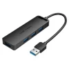 VENTION HUB 5 EN 1 USB 3.0 A 4XUSB3.0/MICROUSB POWERED - 0.15M - COLOR NEGRO