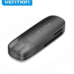 VENTION LECTOR DE TARJETAS EXTERNO USB 2.0 - COLOR NEGRO