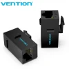 VENTION PACK DE 5 ADAPTADORES CONECTOR UTP RJ45 HEMBRA A HEMBRA CAT6 - COLOR NEGRO