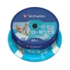 VERBATIM CD-R PRINTABLES 52X 700MB (TARRINA 25 UDS)