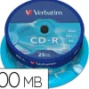 VERBATIM CD-R 52X 700MB (TARRINA 25 UDS)