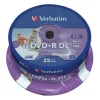 VERBATIM DVD+R DOBLE CAPA PRINTABLES 8X 8.5GB (TARRINA 25 UDS)
