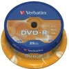 VERBATIM DVD-R PRINTABLES 16X 4.7GB (TARRINA 25 UDS)