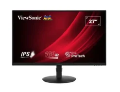 VIEWSONIC MONITOR 27 VG2708A LED IPS FULLHD - 16:9 - VGA - HDMI - DISPLAYPORT - USB - ALTAVOCES - AJUSTABLE EN ALTURA - COLOR NEGRO