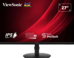 VIEWSONIC MONITOR 27 VG2708A-MHD LED IPS FULLHD - 16:9 - VGA - HDMI - DISPLAYPORT - ALTAVOCES - AJUSTABLE EN ALTURA - COLOR NEGRO