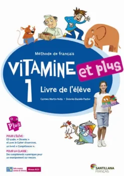 VITAMINE ET PLUS 1 LIVRE ELEVE + CD + CD DICT