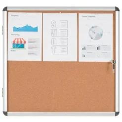 VITRINA CORCHO ENCLORE BI-OFFICE 6 HOJAS A4