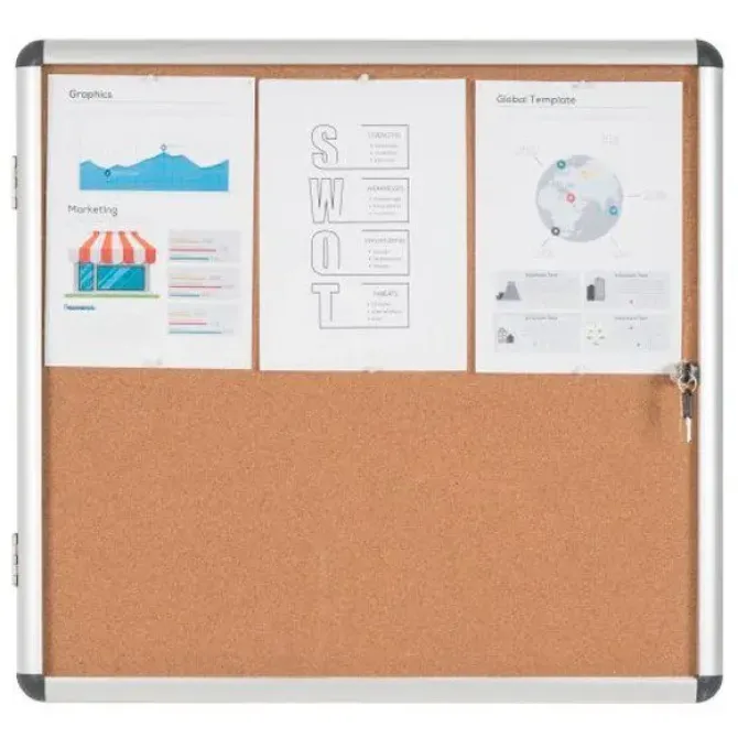 VITRINA CORCHO ENCLORE BI-OFFICE 6 HOJAS A4