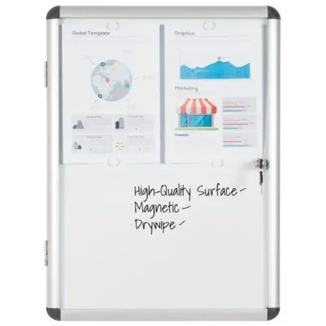 VITRINA ENCLORE BI-OFFICE MAGNÉTICA 4 HOJAS A4