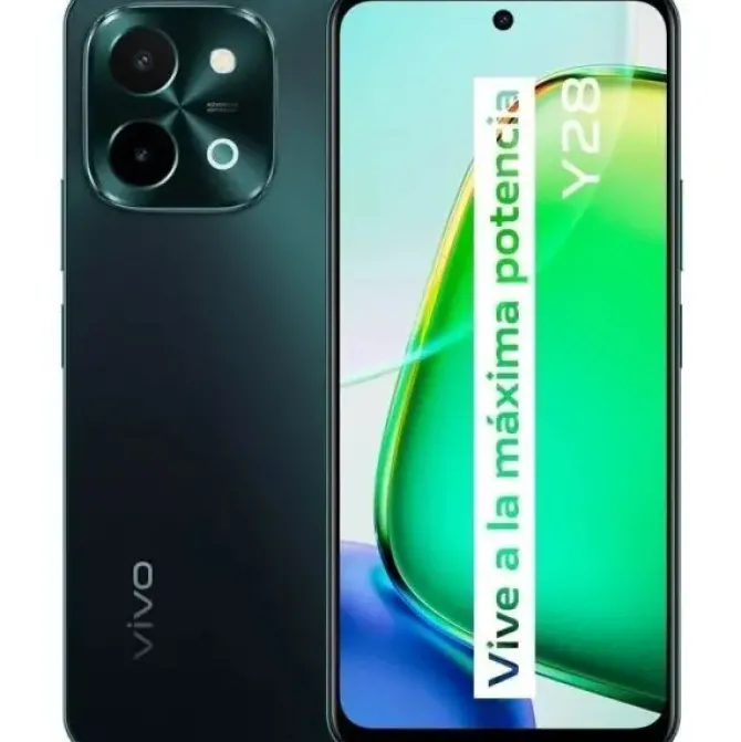 VIVO Y28 SMARTPHONE PANTALLA 6.68 - 4GB - 128GB - CAMARA 50MP - BATERIA 6000MAH - ADMITE CARGA DE 44W - COLOR VERDE