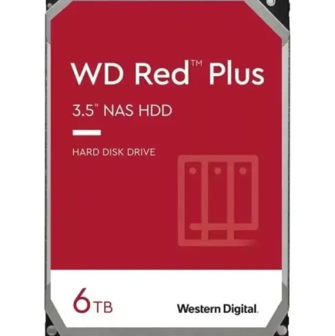 WD RED PLUS DISCO DURO INTERNO 3.5 6TB NAS SATA III