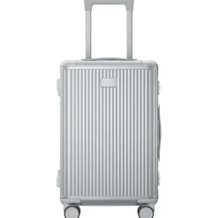 XIAOMI ALUMINUM FRAME MALETA CON RUEDAS 24 - ASA AJUSTABLE 4 NIVELES - CERRADURA TSA DOBLE - ESTRUCTURA DE ALUMINIO, CARCASA DE POLICARBONATO - COLOR PLATA