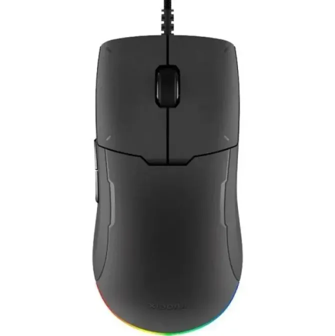 XIAOMI GAMING MOUSE LITE RATON GAMING USB 6200DPI - BOTONES TTC GOLDEN - ILUMINACION RGB - CABLE TRENZADO 2M - USO DIESTRO - COLOR NEGRO