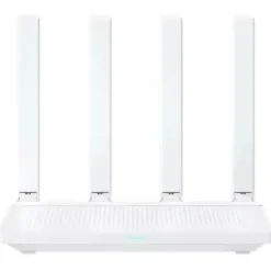 XIAOMI MI ROUTER AX3000T WIFI 6 DUAL BAND - HASTA 3000MBPS - PROCESADOR DUAL-CORE DE 1.3 GHZ - 4 PUERTOS GIGABIT ETHERNET - 4 ANTENAS EXTERNAS - COLOR BLANCO